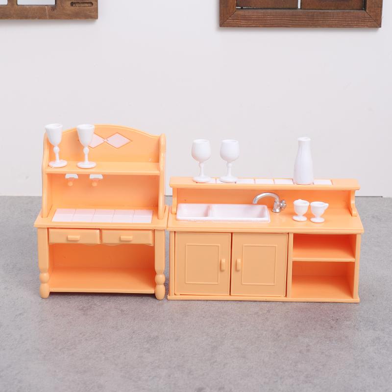 Dollhouse Furniture Set - (.) 1 Set Kit Furnitur Dapur