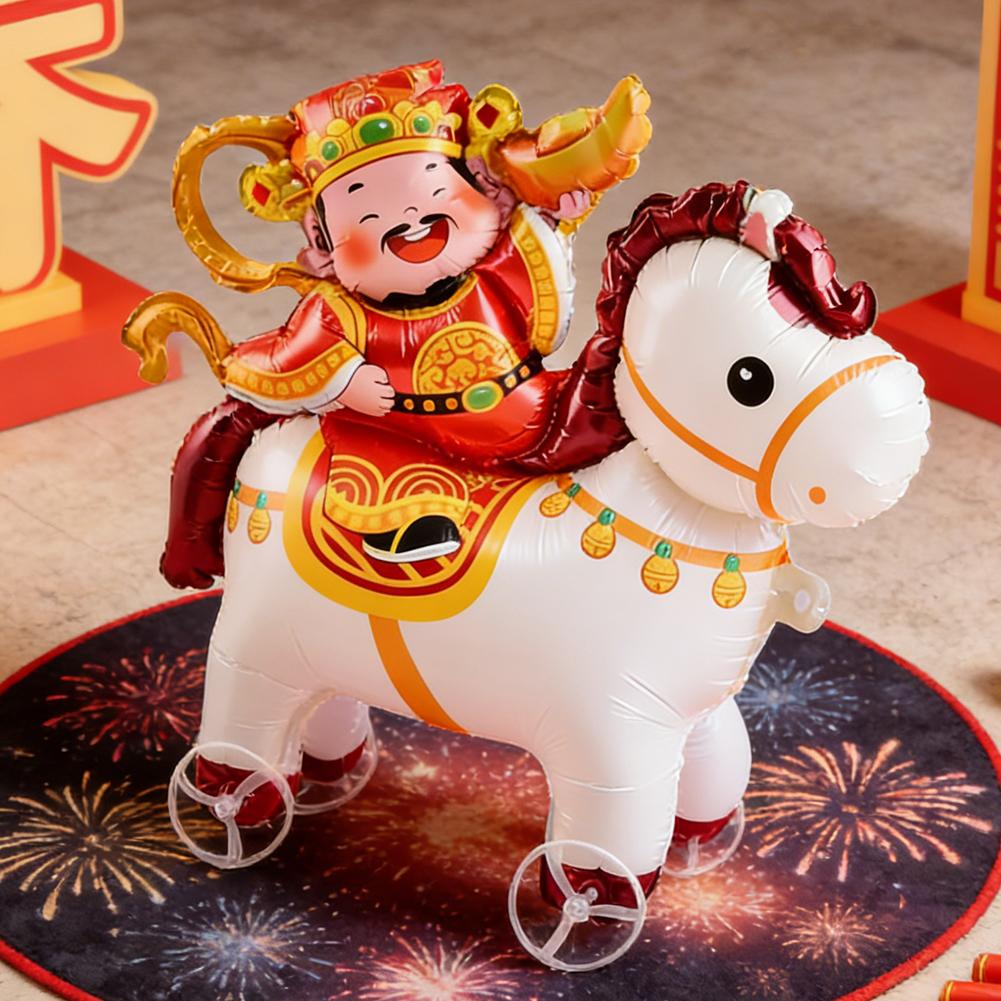 Kids Toys Horse - Balon 3D Tema Hewan Kartun Dekorasi