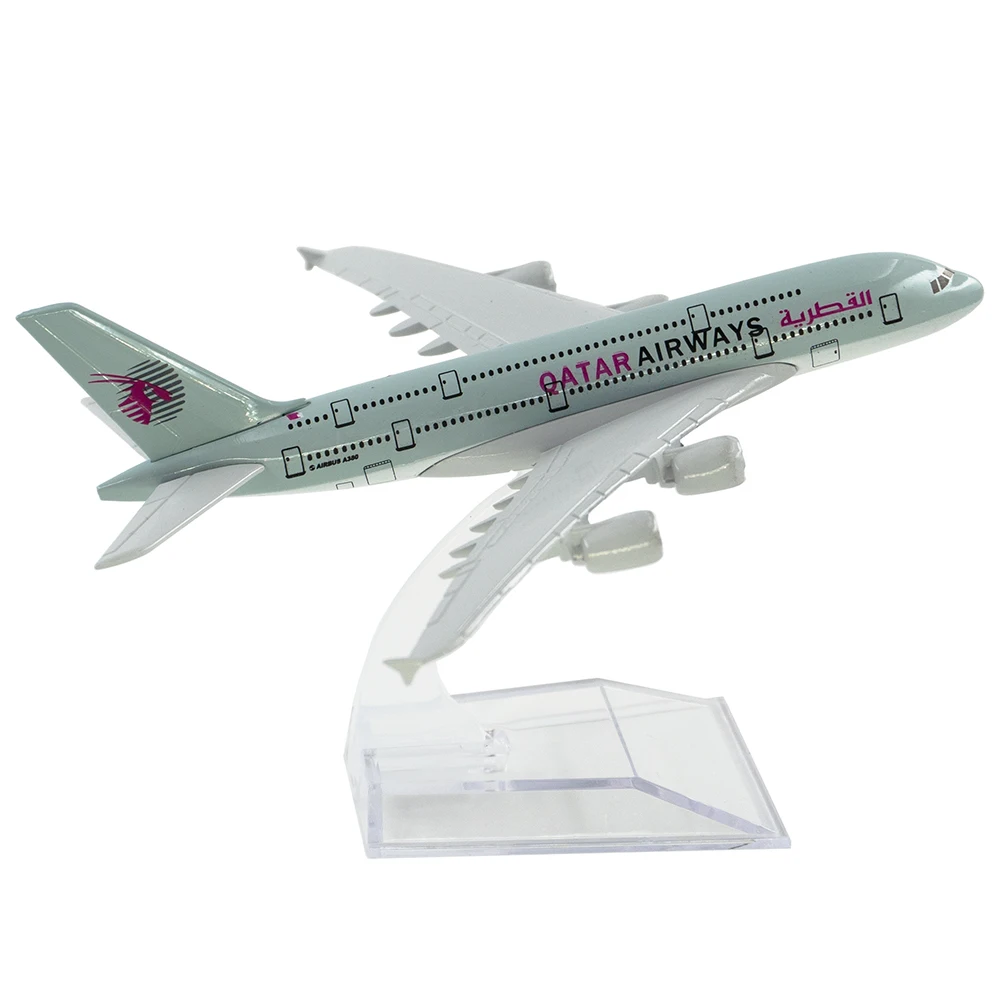 Kids Toys Qatar - 1/400 Airbus A380 Qatar Airways Model