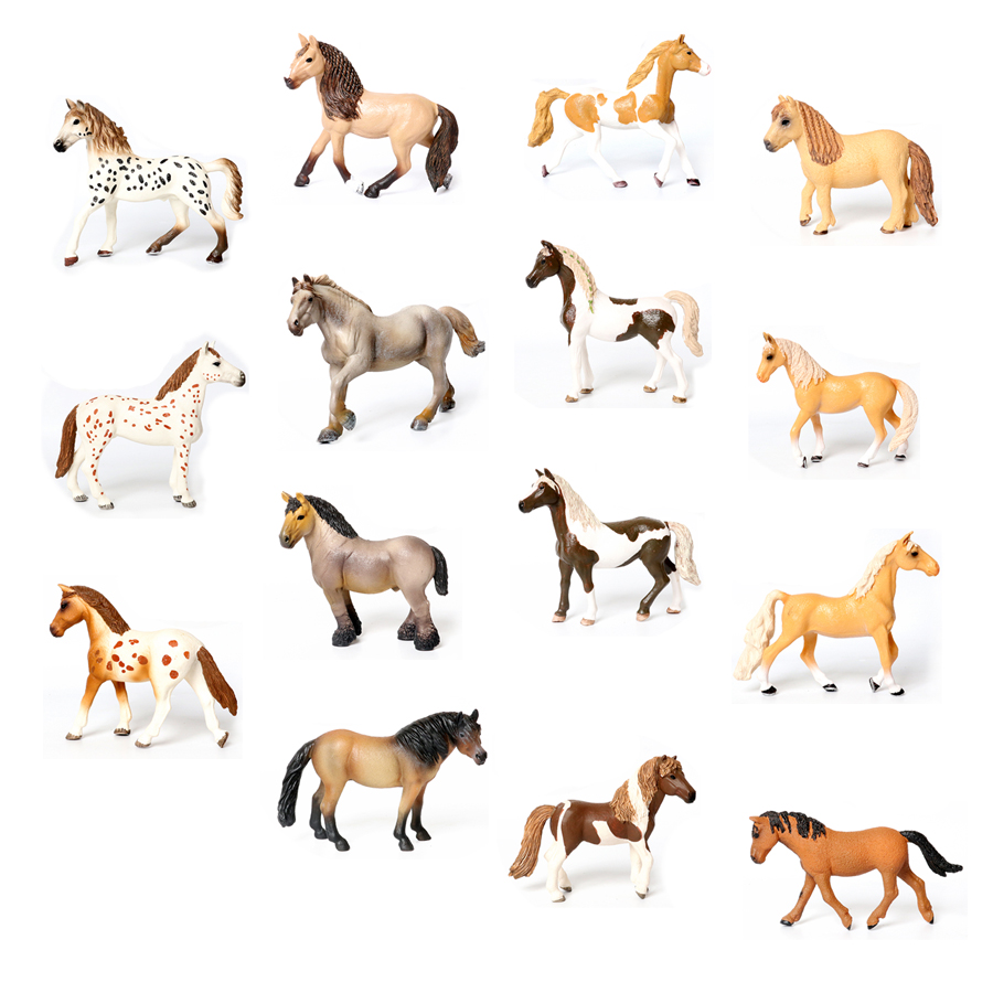 Kids Toys Horse - Figur kuda, hewan pertanian, kuda mainan,