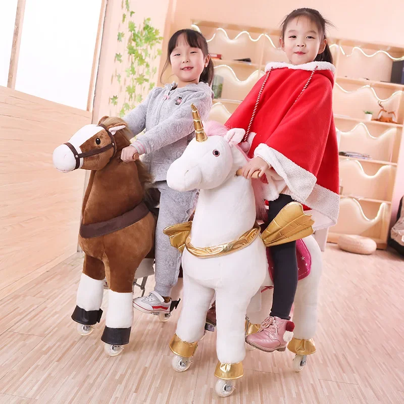 Kids Toys Horse - Mainan Kuda Loncat Multi-Warna Ukuran Besar