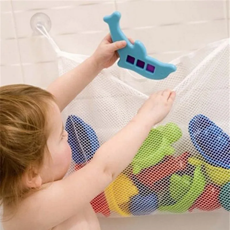 Kids Toys Basket - Tas mandi jala kamar mandi bayi,