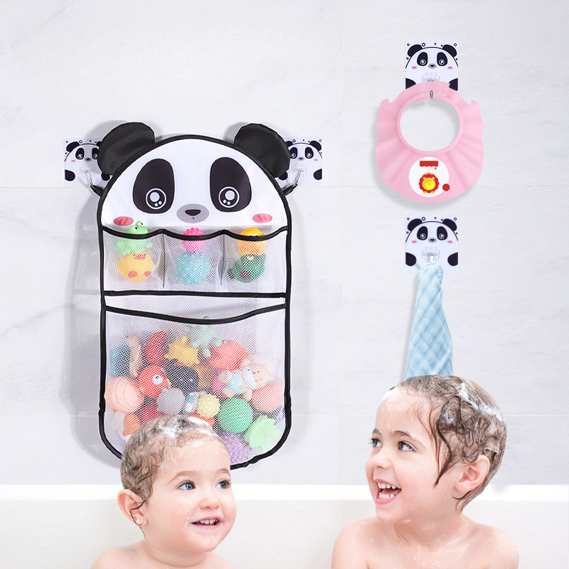 Kids Toys Basket - Tas Jaring Keranjang Gantung Mandi Kartun