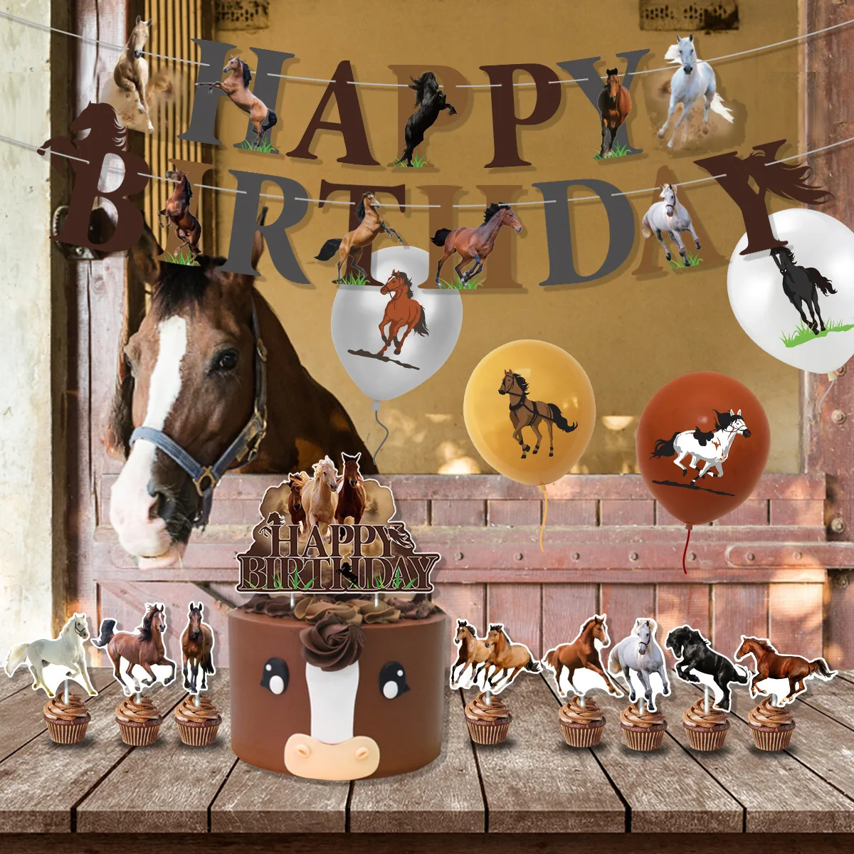 Dekorasi Pesta Ulang Tahun bal - Kids Toys Horse ulasan dan harga