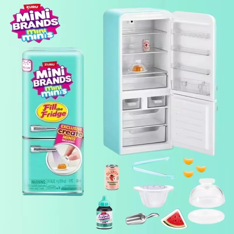Set Mainan Kulkas Mini LED Men - Play Kitchen Set ulasan dan harga