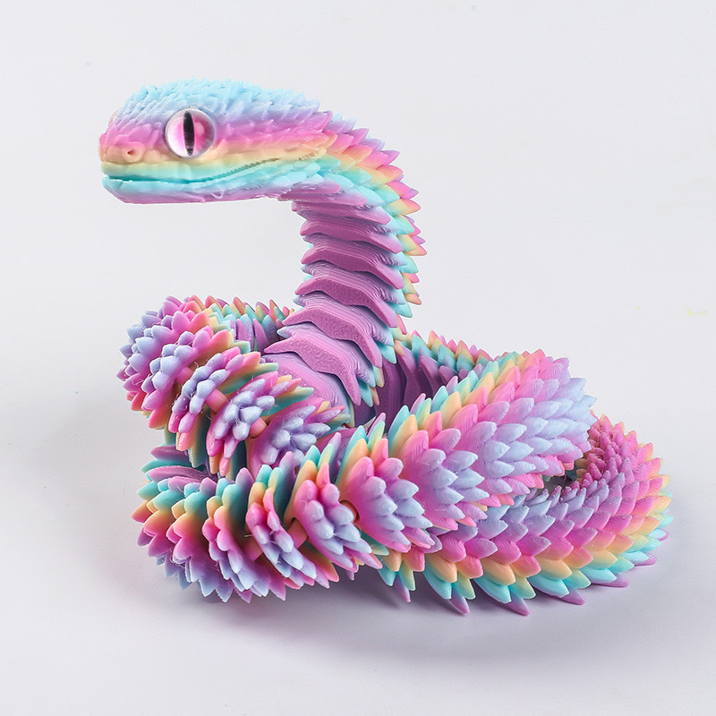 Patung Ular Realistis 3D Print - Kids Toys Latest ulasan dan harga