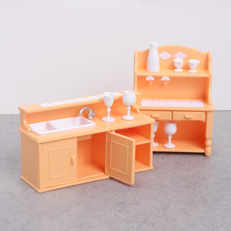 (.) 1 Set Kit Furnitur Dapur R - Dollhouse Furniture Set ulasan dan harga