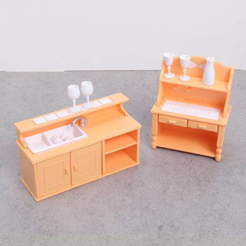 (.) 1 Set Kit Furnitur Dapur R - Dollhouse Furniture Set ulasan dan harga