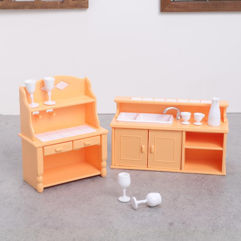 (.) 1 Set Kit Furnitur Dapur R - Dollhouse Furniture Set ulasan dan harga