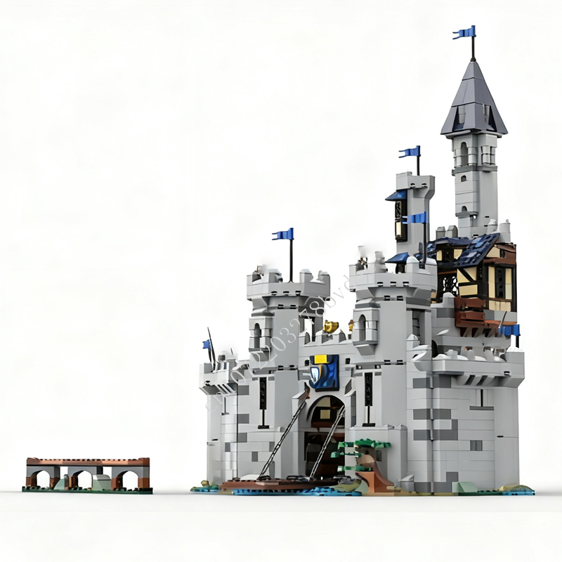2350PCS MOC Kastil Abad Perten - Kids Toys Horse ulasan dan harga