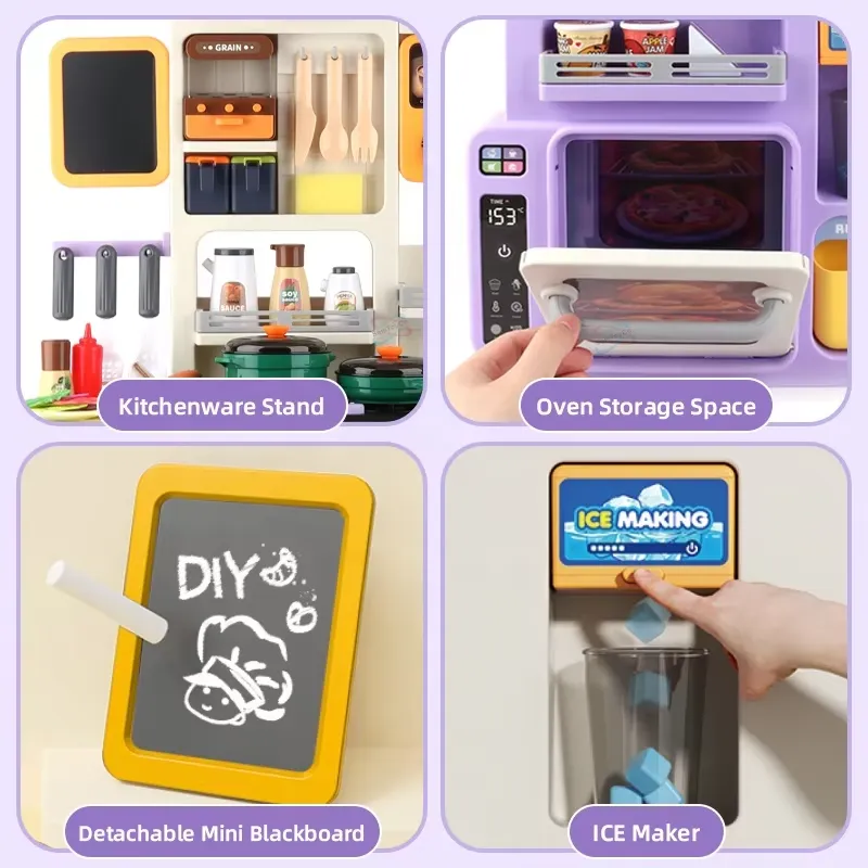 Set Dapur Mainan Anak 90cm den - Play Kitchen Set ulasan dan harga