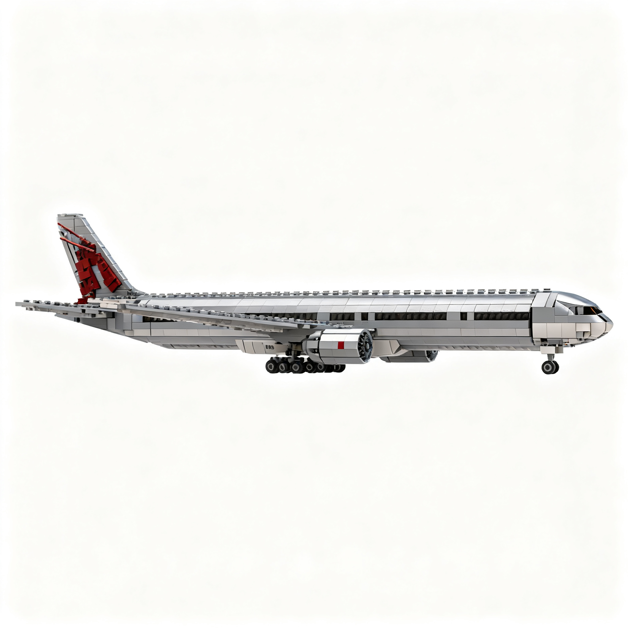 2171 Buah MOC Boeing 300ER Qat - Kids Toys Qatar ulasan dan harga
