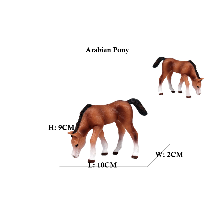 Patung kuda Shire tokoh Arab M - Kids Toys Horse ulasan dan harga