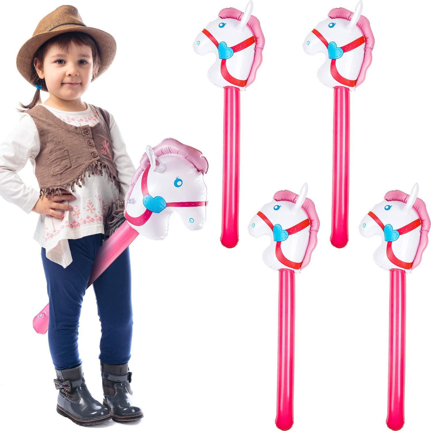Tongkat kepala kuda tiup, balo - Kids Toys Horse ulasan dan harga
