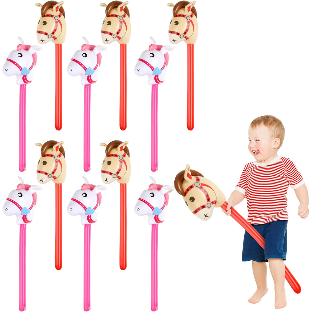 2 buah kepala kuda tongkat bal - Kids Toys Horse ulasan dan harga