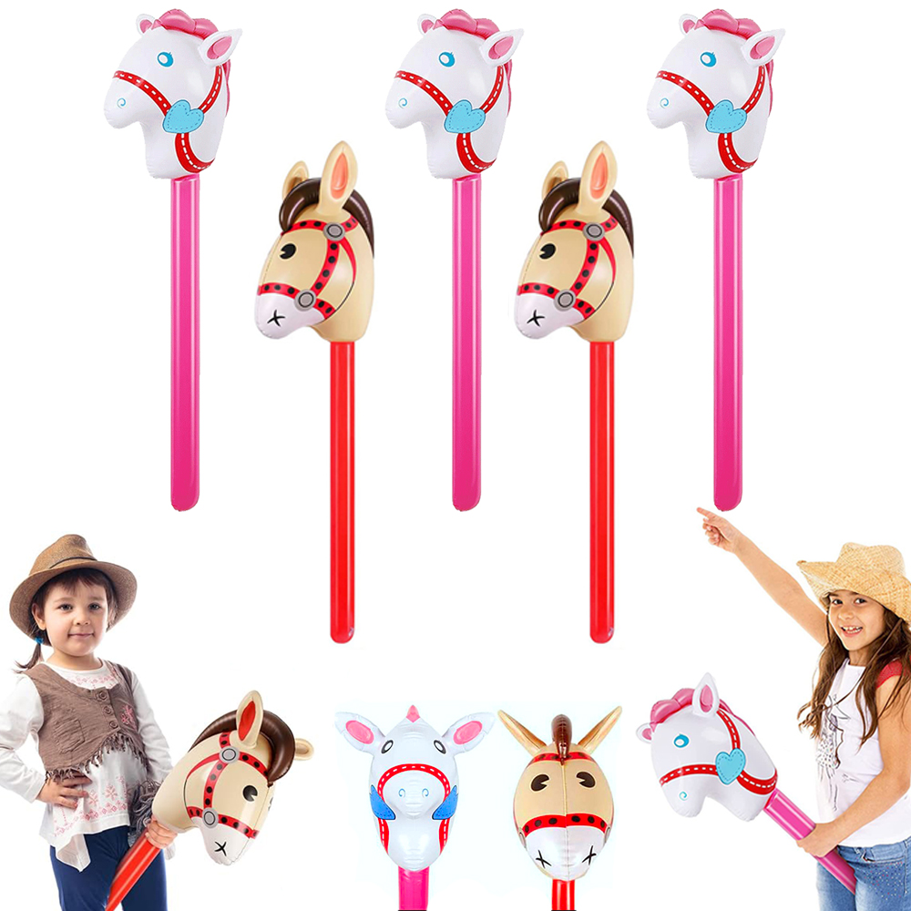 2 buah kepala kuda tongkat bal - Kids Toys Horse ulasan dan harga