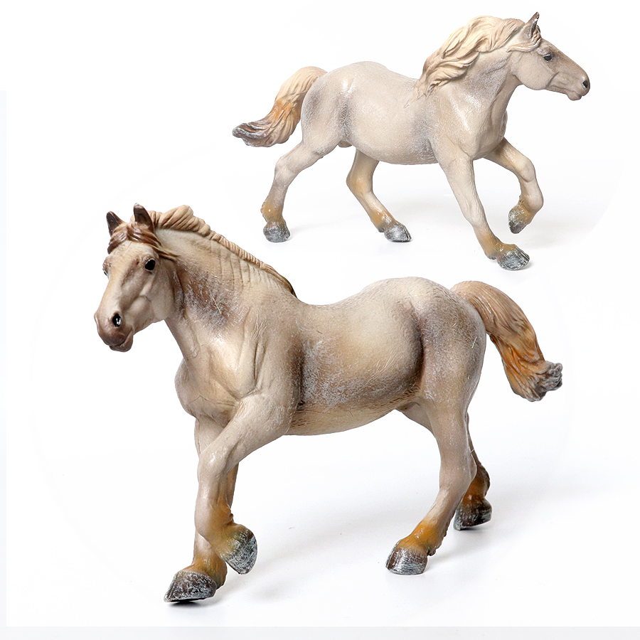 Model kuda realistis Clydesdal - Kids Toys Horse ulasan dan harga