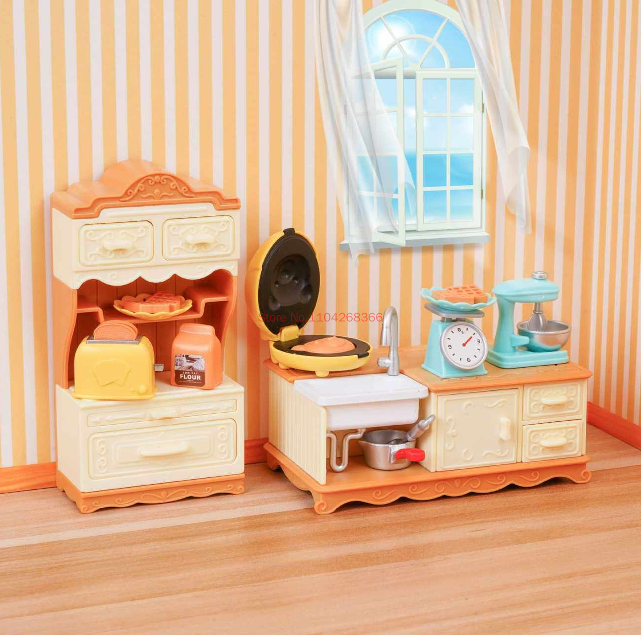 Forest Family 1/12 Perabot Dap - Dollhouse Furniture Set ulasan dan harga