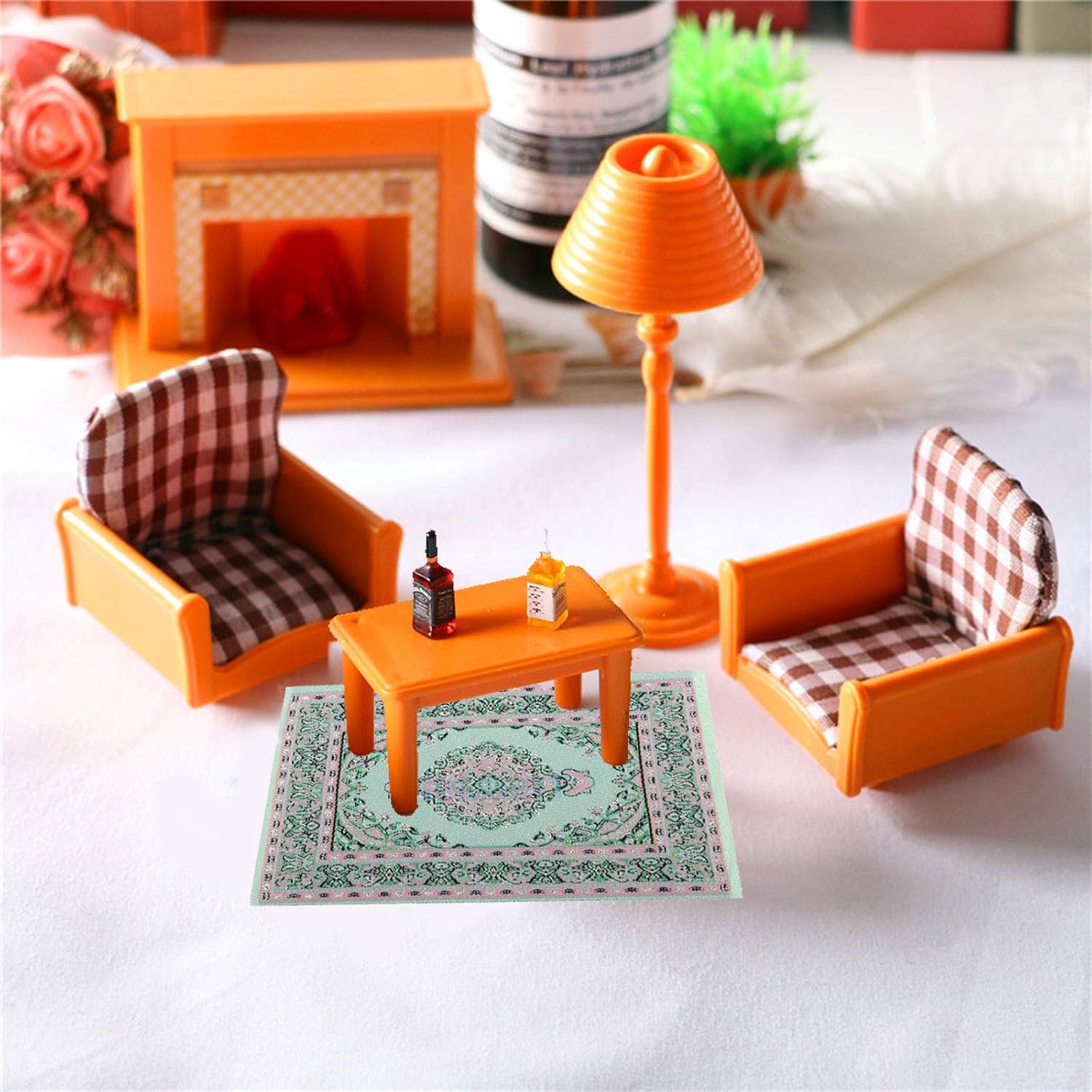 Set Furnitur Rumah Boneka Skal - Dollhouse Furniture Set ulasan dan harga