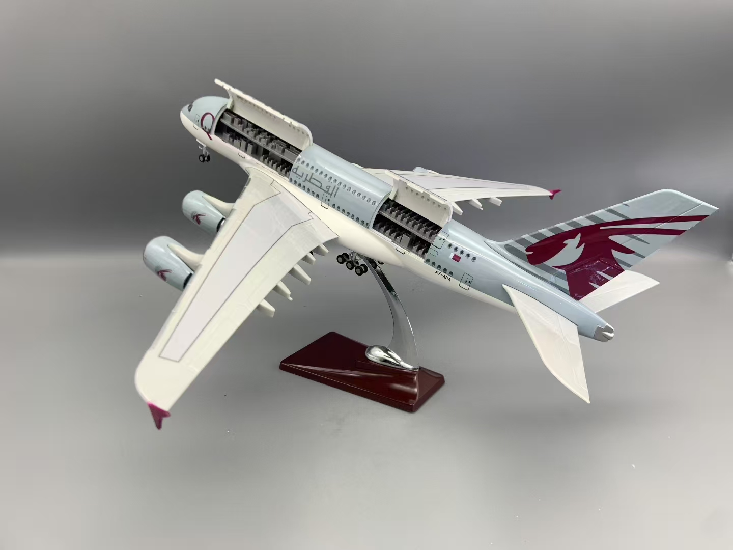 Model Pesawat Qatar Airways A3 - Kids Toys Qatar ulasan dan harga