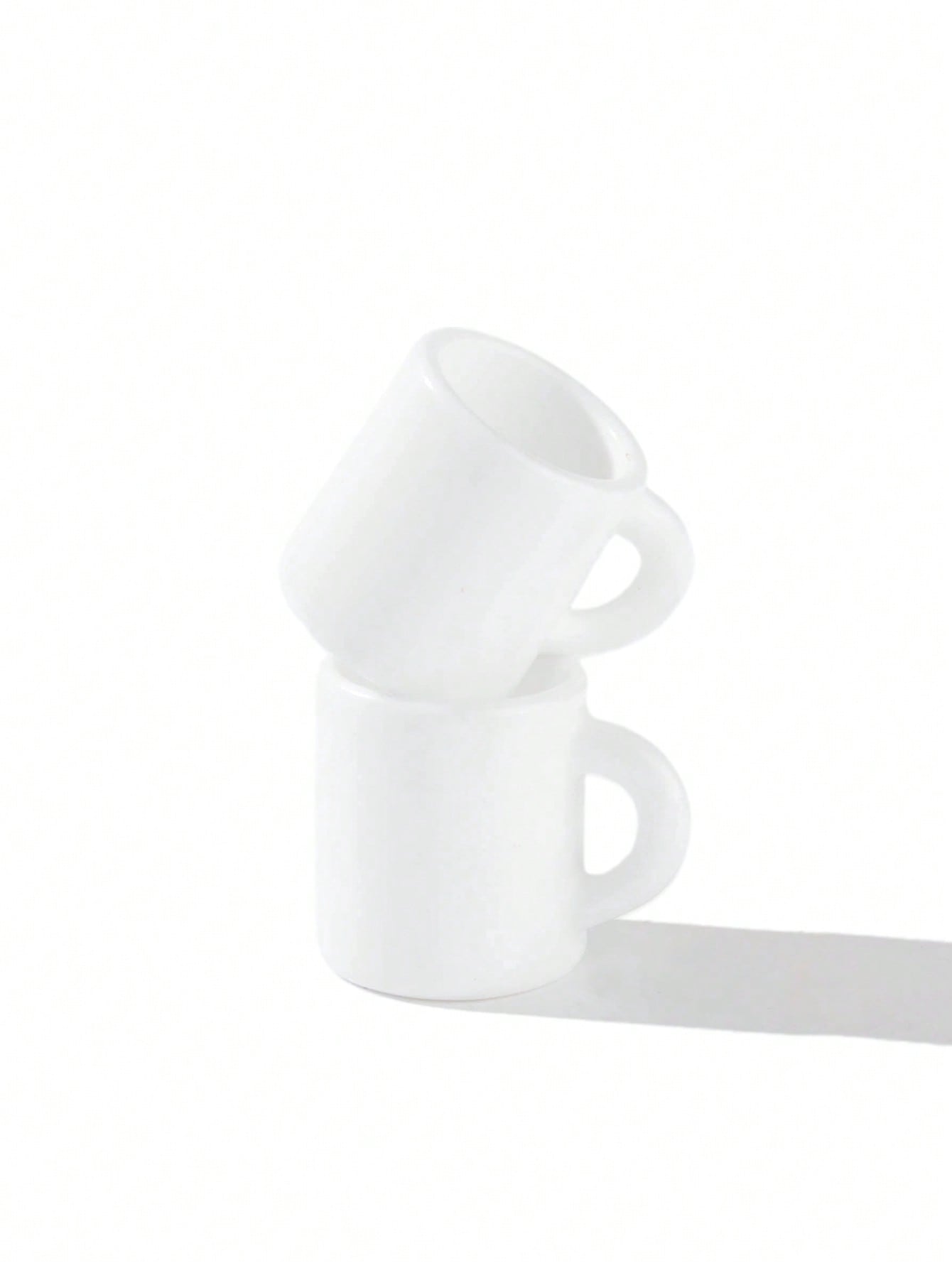10 Buah Mug Putih Miniatur Rum - Dollhouse Furniture Set ulasan dan harga