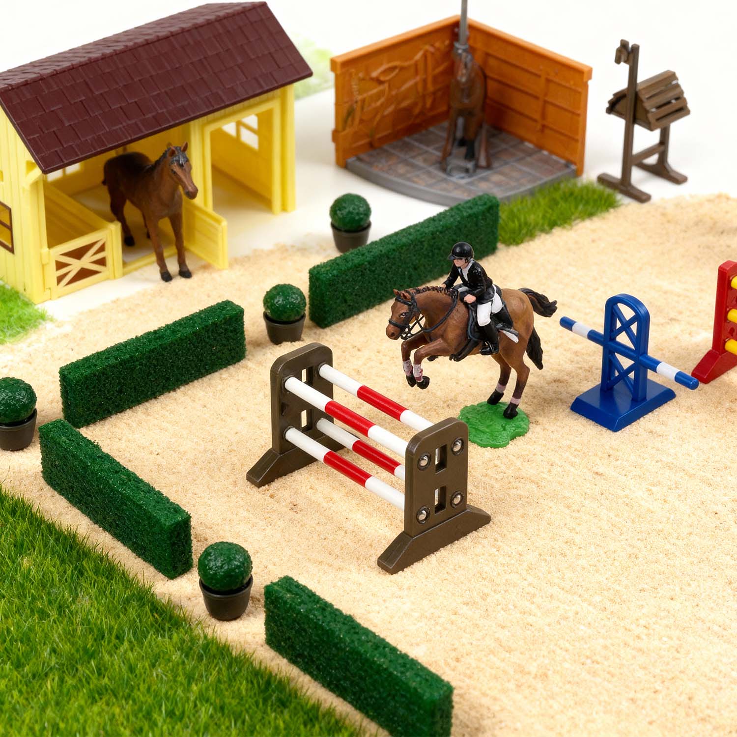 Set Permainan Kandang Kuda Sim - Kids Toys Horse ulasan dan harga